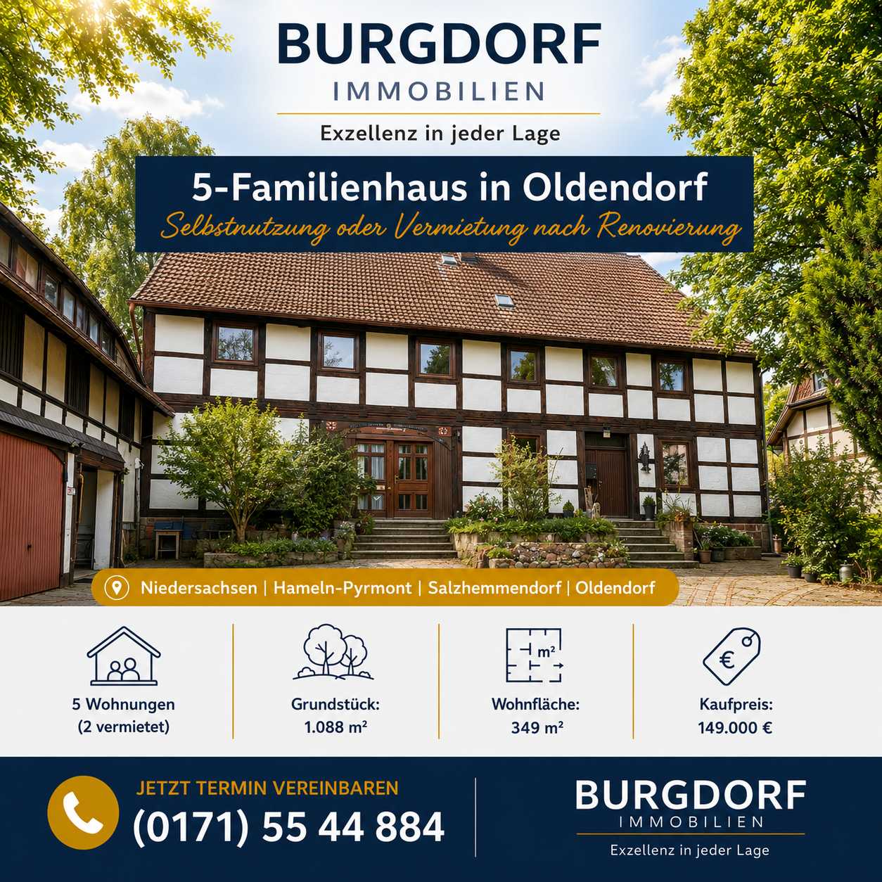 MFH_Salzhemmendorf Sanierungsbedürftiges Mehrfamilienhaus in Salzhemmendorf zu verkaufen